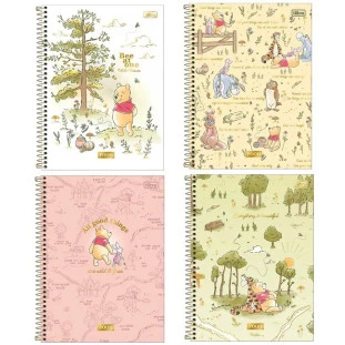 Caderno-Colegial-1-Materia-Pooh-80-Folhas