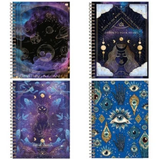 Caderno-Universitario-10-Materias-Mystic-160-FLs