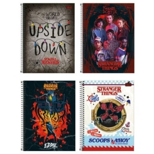 Caderno-Univ-CD-10X1-160FL-Stranger-Things