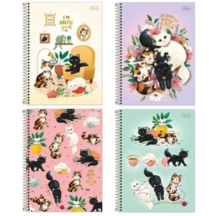 Caderno-Universitario-10-Materias-Purrfec-Cat
