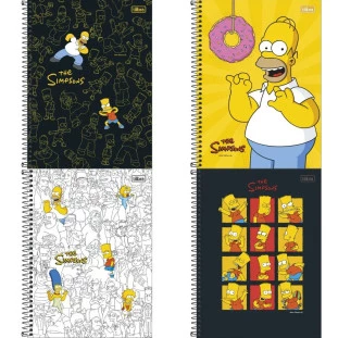Caderno-Universitario-10-Materias-Simpsons-160fls