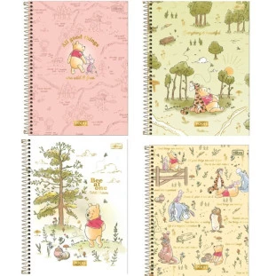 Caderno-Universitario-12-Materias-192-Folhas-Pooh