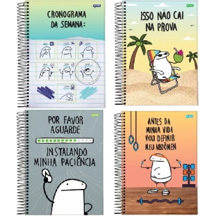 Caderno-Universitario-15-Materias-240-folhas-Flork