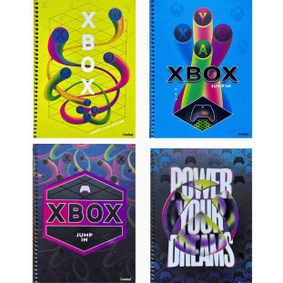 caderno-universitario-16-materias-256-folhas-X-Box-