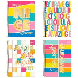 Caderno-Universitario-1-Materia-Be-Nice-80fls