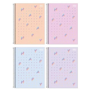 Caderno-Universitario-Happy-Mind-16-Materias-256Fls