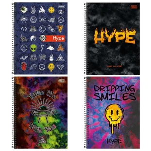 Caderno-Universitario-Hype-20-Materias-320-Fls