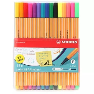 Stabilo-Point-88-Fine-0.4-Com-15-Cores-
