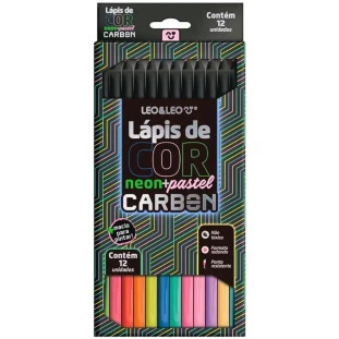 Lapis-de-Cor-LeoLeo-Carbon-12-Cores-Neon-mais-Pastel
