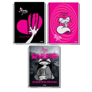 Caderno-Universitario-Miara-A-Gata-10-Materias-160Fls