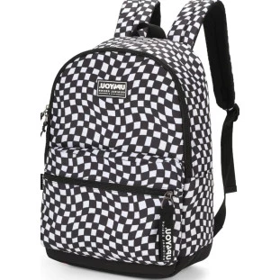 Mochila-Branco-Xadrez-UP4YOU