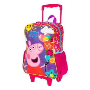 Mochila-Com-Carrinho-G-Peppa-Colorido-