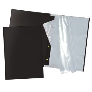 Pasta-Catalogo-Dac-C/Visor-Oficio-C/10-Envelopes-Preta