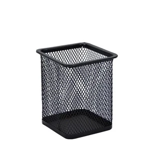 Porta-Caneta-Quadrado-Metal-Preto-