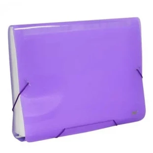 Pasta-Sanfonada-Plastica-A4-C/31-Divisorias-Lilas