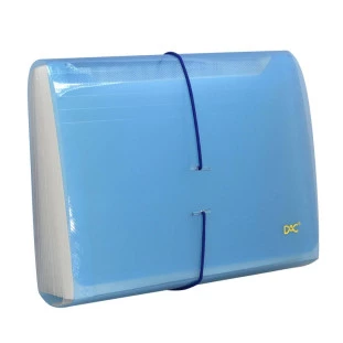 Pasta-Sanfonada-Plastica-Duplicata-C/31-Divisorias-Azul