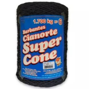 Barbante-Cianorte-Super-Cone-N.6-Chumbo