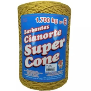 Barbante-Cianorte-Super-Cone-N.6-Mostarda-