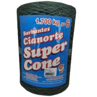 Barbante-Cianorte-Super-Cone-N.6-Verde-Musgo