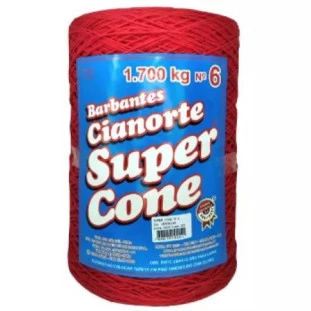 Barbante-Cianorte-Super-Cone-N.6-Vermelho-
