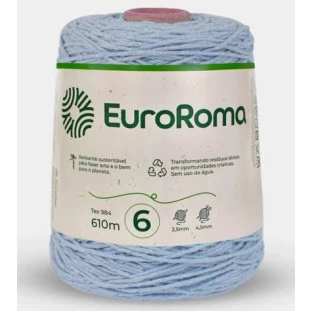 Euroroma-Barbante-4/6-610M-600G-Azul-Bebe