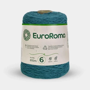 Euroroma-Barbante-4/6-610M-600G-Azul-Pretoleo