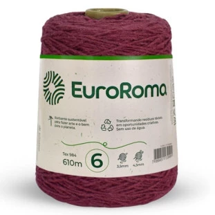 Euroroma-Barbante-4/6-610M-600G-Bordo