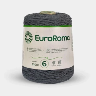 Euroroma-Barbante-4/6-610M-600G-Chumbo