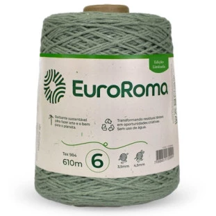 Euroroma-Barbante-4/6-610M-600G-Esmeralda