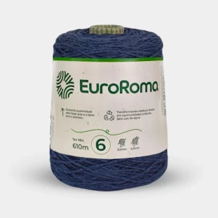 Euroroma-Barbante-4/6-610M-600G-Azul-Marinho