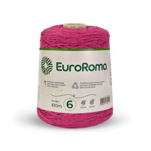 Euroroma-Barbante-4/6-610M-600G-Pink