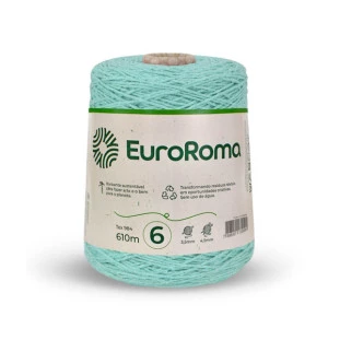 Euroroma-Barbante-4/6-610M-600G-Verde-Agua-Claro