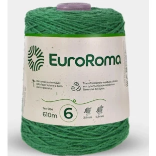 Barbante-Euroroma-4/6-600G-610-Verde-Bandeira
