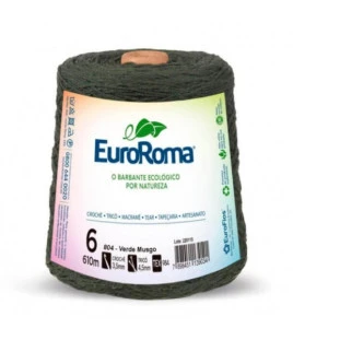 Euroroma-Barbante-4/6-610M-600G-Verde-Musgo