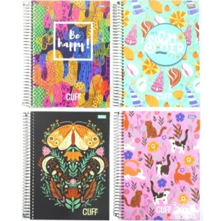 Caderno-Universitario-10-Materias-Cliff-160-Fls