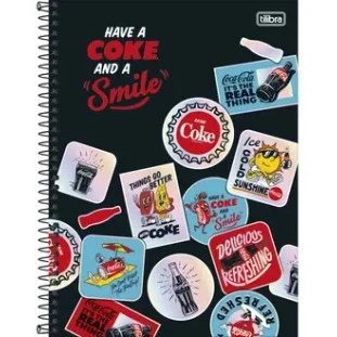 Caderno-Universitario-10-Materias--Coca-Cola-160-Fls