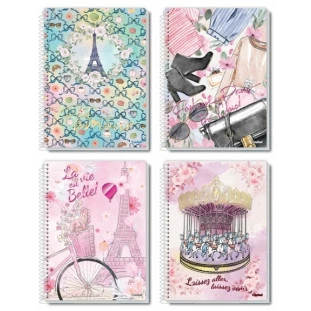 Caderno-Universitario-Bella-1-Materia-80-Fls-