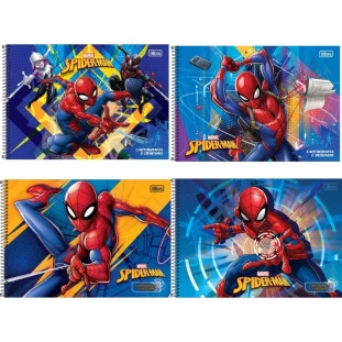 Caderno-Cartografia-80Fl-Spider-Man