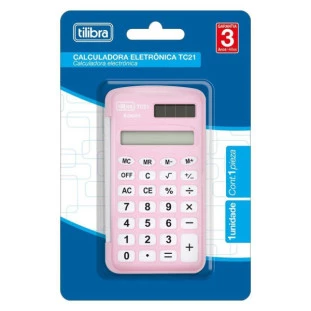 Calculadora-bolso-tilibra-TC21-rosa
