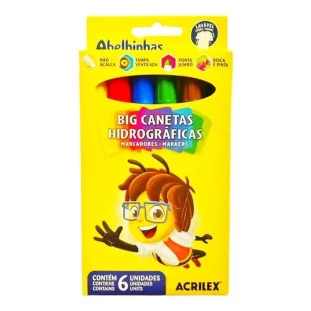 Caneta-Hidrografica-Acrilex-06-Cores-Abelinha