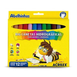Caneta-Hidrografica-Acrilex-12-Cores-Big-Abelinhas