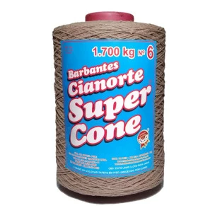 Barbante-Super-Cone-N.6-Caramelo