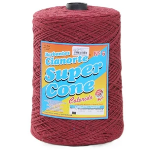 Barbante-Super-Cone-N.6-Bordo