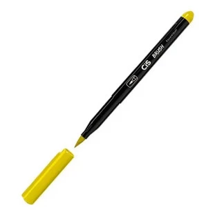 Marcador-Brush-Amarelo-Canario-Aquarelavel