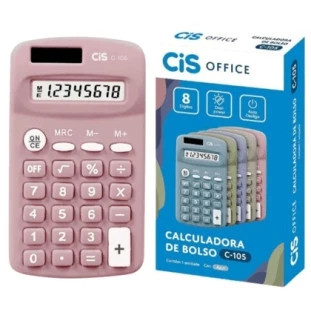 Calculadora-de-Bolso-Rosa-Cis-C-105
