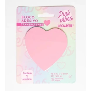 Bloco-Adesivo-Pink-Vibes---Coracao-Transparente-72x72mm-com-50-Folhas