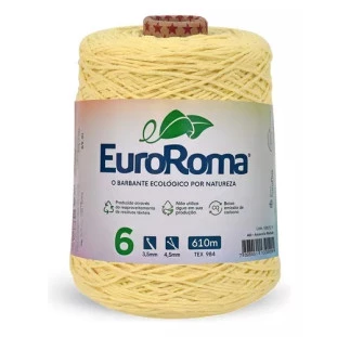 Barbante-Euroroma-Amarelo-Bebe-4/6-600g-610m-