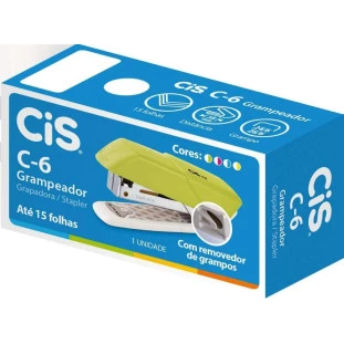 Grampeador-C-6-Cis-Verde-10-Folhas