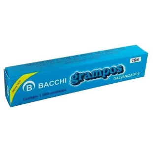 Grampo-26/6-Bacchi-C/1000-Unidades-Galvanizado