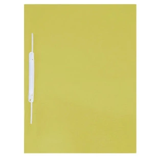 Pasta-C/Grampo-Trilho-Plastica-Amarela